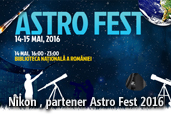 Nikon, partener Astro Fest 2016