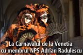 La Carnavalul de la Venetia cu membrul NPS Adrian Radulescu