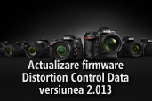 Actualizare firmware Distortion Control Data versiunea  2.013