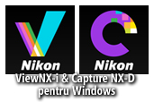 ViewNX-i versiunea 1.1.0a si ViewNX-i & Capture NX-D versiunea 1.15.090a pentru Windows