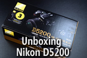 Unboxing Nikon D5200