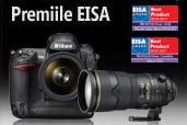 Nikon D3S si Nikkor 300mm f/2.8 premiate de EISA