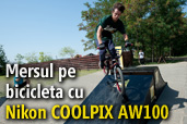 Mersul pe bicicleta cu Nikon COOLPIX AW100