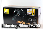 Unboxing Nikon D3200