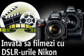 Inscrie un scurt-metraj si participa la workshop-ul Prezentarea procesului de filmare cu DSLR Nikon 
