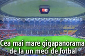 Nikon D800 in spatele celei mai mari gigapanorame de la un meci de fotbal din Romania