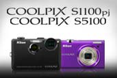 Doua noi aparate Nikon COOLPIX din seria Style: S1100pj si S5100
