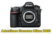 Actualizare de firmware Nikon D850