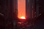 Manhattanhenge powered by Nikon 