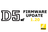 Nikon D5 firmware update versiunea 1.20