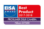 Nikon D7500 castiga premiul EISA Best Prosumer DSLR Camera 2017-2018