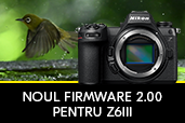 Noul update major firmware, varianta 2.00 pentru Z6III