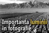 Importanta luminii in fotografie - Petrisor Iordan