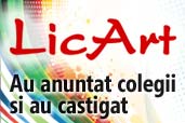 Au anuntat colegii despre LicArt si au castigat