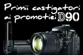 Primii patru castigatori din  promotia Nikon D90