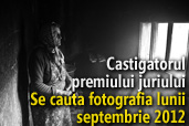 Se cauta fotografia lunii septembrie 2012 - Castigatorul premiului juriului