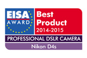 Nikon D4S castiga premiul European Professional D-SLR Camera 2014-2015