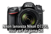 Nikon lanseaza Nikon D7200, noul varf de gama DX,  si microfonul wireless ME-W1