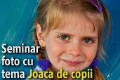 LIVE: Seminar foto cu tema Joaca de copii